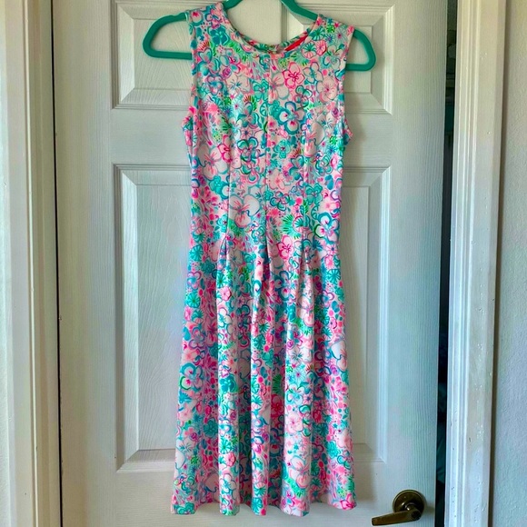 Lilly Pulitzer Dresses & Skirts - Lilly Pulitzer Kinsey Fit and Flare Dress in Resort White Love Bug